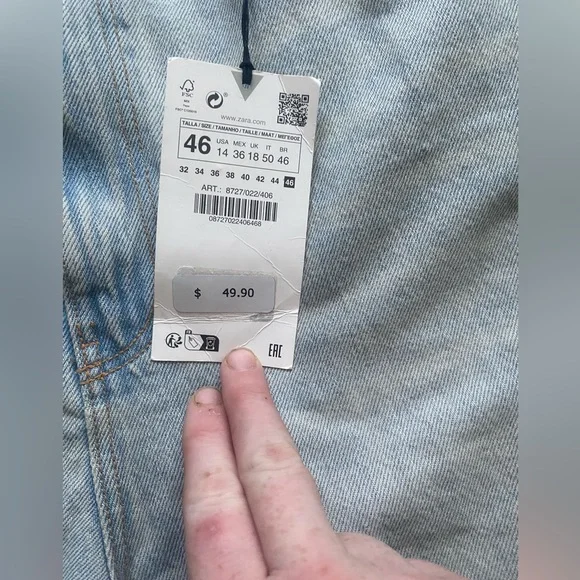 Zara Jeans Brand New Never Worn Zara Jeans Tag Still On No